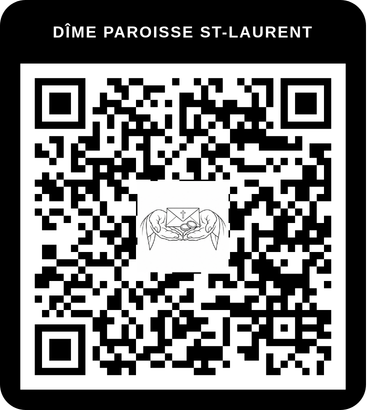 Code QR pour verser la dîme